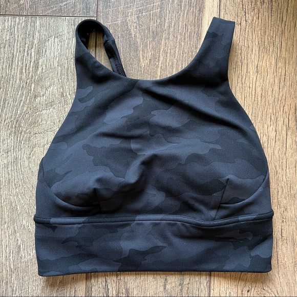 lululemon athletica Tops - Lululemon Camo Sports Bra Size 4